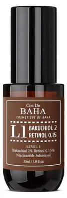 Image de Cos De BAHA, Sérum Bakuchiol 2, Rétinol 0,15, Niveau 1 (L1), 30 ml
