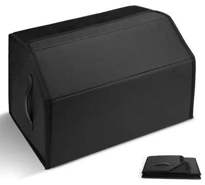 Image de Organisateur de coffre en cuir, pliable, étanche, avec couvercle, dimensions : 45 x 30 x 28 cm