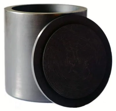 Graphit-Schmelztiegel mit Deckel, Laborbedarf, Größe LAB60*60