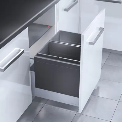 Image de Hailo Collecteur de déchets 3631681 XL Inset 600 28/28 Triple-XL 2x 28 litres