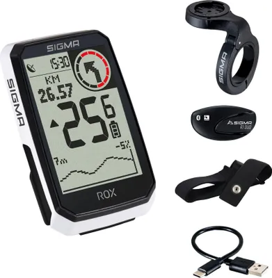 Obrázek produktu pro Sigma Sport počítač ROX 4.0 Endurance bílý s HR sadou