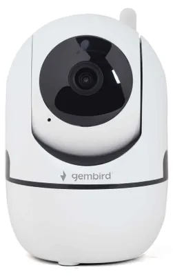 Image de gembird Smart Home WiFi-Kamera, 355°drehbar,1080p,weiß