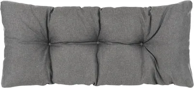 Produktbild von Best Wool rückenlehne für palettenkissen, wetterfest, wasserdicht, mit Polyurethanflockfüllung – wasserdicht dunkelgrau 120x40 cm