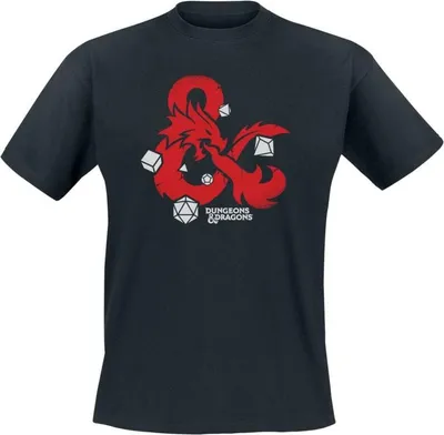 Produktbild von Dungeons and Dragons T-Shirt Herren Dices schwarz M