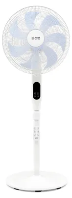 Produktbild von TZS First Austria - Standventilator mit Fernbedienung 60W - 3 Stufen, Schwenkfunktion - 70° Oszillation, Timer, Display - Weiß
