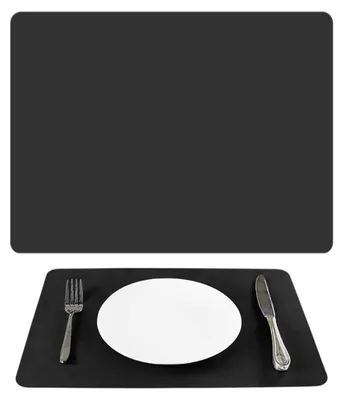 Productafbeelding van Siliconenmat, 1 stuk, zwart, 30 x 40 cm, knutselmat, bakmat, verfmat voor kinderen, herbruikbaar bakpapier, antislip siliconenmat, placemat, tafelonderlegger