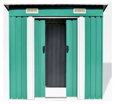 Produktbild von Gartenschuppen Grün Metall Gartenhaus
