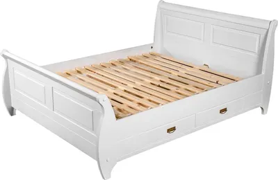 Produktbild von Landhaus Stil Luxus Bett Doppelbett Doppelbetten Weiß Bauern Betten Schlafzimmer