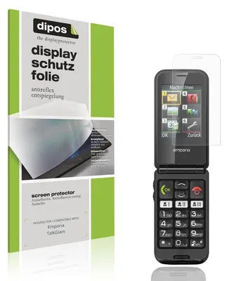 Produktbild von 4x Schutzfolie für Emporia TalkGlam matt Displayschutzfolie Folie Display Schutz dipos