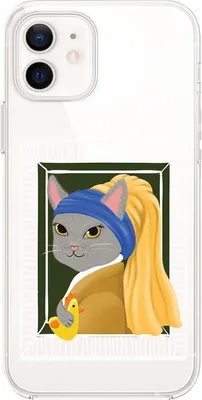 Immagine prodotto di Custodia in silicone trasparente per iPhone 12 Mini con design