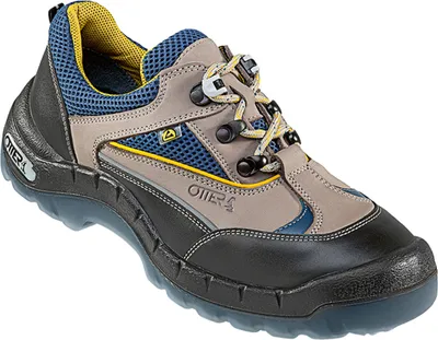 A single safety shoe is shown against a white background.
