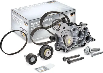 Produktbild von HEPU PK06870 Zahnriemensatz + Wasserpumpe für VW Golf VII Schrägheck (5G1, BQ1, BE1, BE2) Polo Schrägheck (6R1, 6C1) Passat Variant (3G5, CB5) TIGUAN