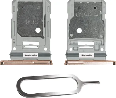 Produktbild von Samsung Galaxy S20 Fe 4G 5G Sim Karten Halter Tray Adapter Fach Stecker Slot + Nadel Dual Orange