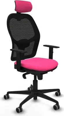 Image de Chaise de bureau avec appui-tête Jorquera Piqueras y Crespo 1D036G2 Rosa