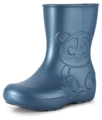 Produktbild von Ladeheid Eva Kinder Jungen Mädchen Gummistiefel Regenschuhe LA-CA-10 (Metallisches Blau-2, 28/29 EU)