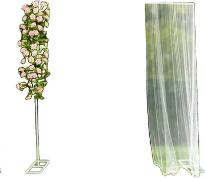 Obrázek produktu pro Robustní svatební stojan, odolná železná konstrukce, elegantní design, L