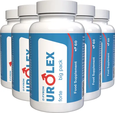 Obrázok produktu pre Urolex Forte pre mužov - 300 kapsúl (5 x 60 kapsúl) - balenie 5 kusov