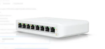 Produktbild von Ubiquiti UniFi Switch Lite 8 PoE Managed L2 Gigabit Ethernet (10/100/1000) Power over Ethernet (PoE) Weiß