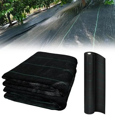 Produktbild von Famanu Unkrautvlies - Wasserdurchlässig und UV-beständig - 50 m² - Schwarz