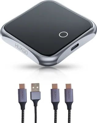 Image de HUXGO Adaptateur Carplay sans fil et Android Auto 2-en-1, Adaptateur sans fil pour Carplay Plug & Play, compatible avec iPhone iOS 10+, pour voitures à partir de 2015