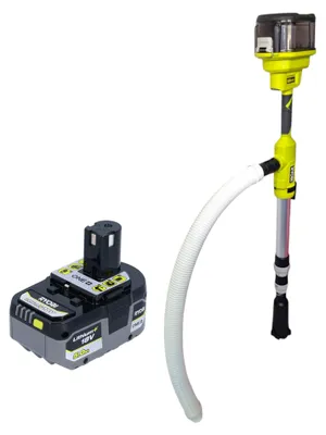 Image de Ryobi RY18STPA-0 Pompe à tonneau de pluie sans fil 18 V 3360 l/h + 1x batterie 5,0 Ah - sans chargeur