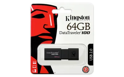 Imagen del producto de Kingston, memoria USB 3.0 de 64 GB, color , paquete de 1 unidad