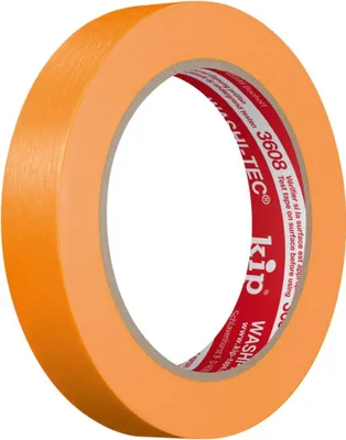 Produktbild von kip WASHI-TEC STANDARD Goldkrepp orange 18 mm x 50 m
