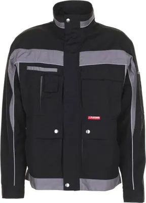 Produktbild von Größe 52 Herren Planam Plaline Bundjacke schwarz zink Modell 2500