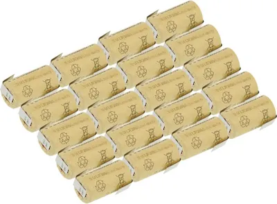 Obrázek produktu pro 20x XCell Sub-C vysoce výkonná baterie s pájeným vývodem Z - 1,2 V 2000 mAh Ni-CD