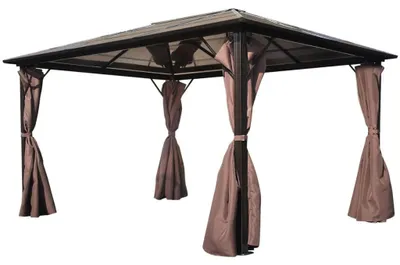 Produktbild von Gartenpavillon – Gartenüberdachung – Gartenhaus – Partyzelt – Gartenwohnraum – 400 x 300 cm
