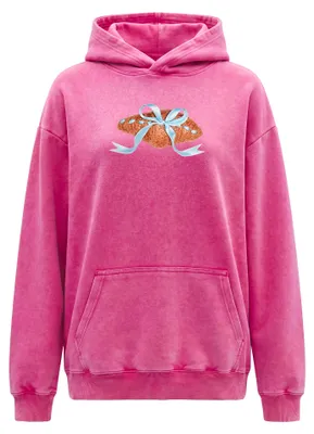 Produktbild von SUPSLIM damen kapuzenpullover - rosa, XL