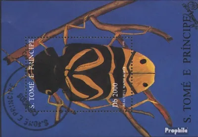 Produktbild von Briefmarken Sao Tome e Principe 1996 Mi Block360 (kompl.Ausg.) gestempelt Insekten