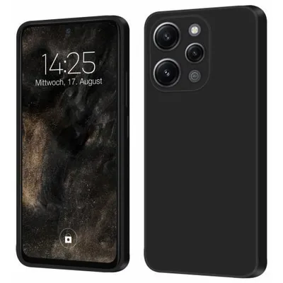 Produktbild von Liquid Silikon Hülle für Xiaomi - Farbe: Schwarz - Modellkompatibilität: Für Xiaomi Redmi 12