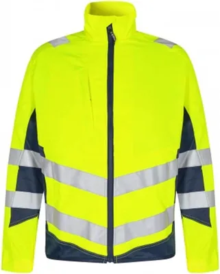 Produktbild von F. Engel Safety Light Arbeitsjacke, Gelb/Blue Ink, Gr. S