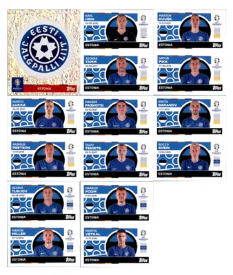 Produktbild von UEFA EURO 2024 Germany - Sammelsticker - Mannschaftspaket - Estonia