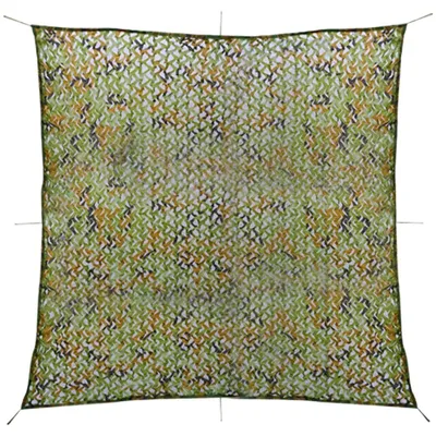 Image de vidaXL Filet de camouflage avec sac de rangement 3x3 m
