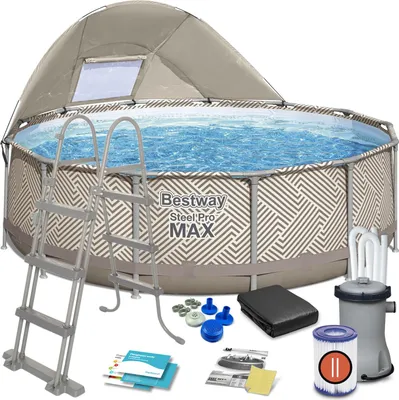 Immagine prodotto di 396 x 107 cm 11in1 Bestway 561FY telaio da giardino piscina