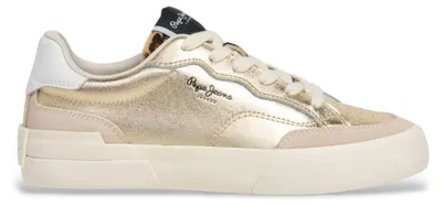 Imagen del producto de Pepe Jeans Milan Glow W, zapatillas, para mujer, color dorado, talla 40