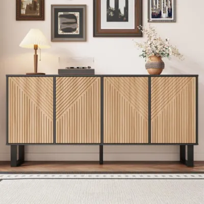 Produktbild von Sideboard,Kontrastierendes Design,Kommode,Wohnzimmerunterschrank für Eingangsbereich und Wohnzimmer