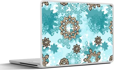Produktbild von MuchoWow® Laptop Aufkleber Sticker Cover Teenager - Mandala - Muster 25x18 cm - Laptop-Deko