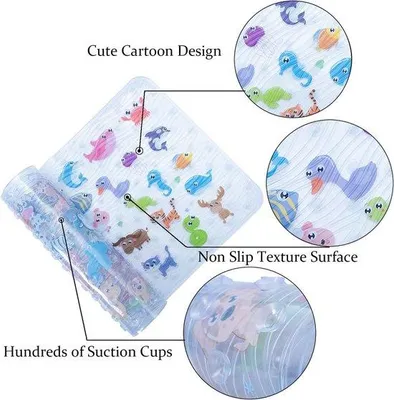 Image de Tapis antidérapant XL - 90 x 40 cm, grand format, antidérapant, pour tapis de sol