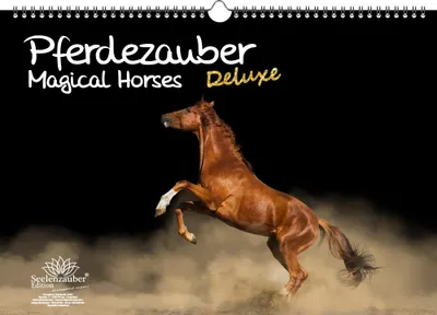 Produktbild von Pferdezauber DELUXE Immerwährender Kalender DIN A3 Pferde - Seelenzauber