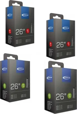 Produktbild von Schwalbe 2x Schlauch AV13 26x1.50-2.40 + 2 x Schwalbe Schlauch SV13