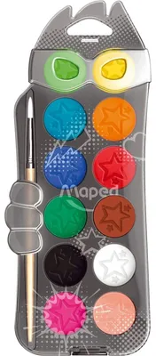 Immagine prodotto di Scatola di colori opachi in cartoncino COLOR'PEPS, 12 colori