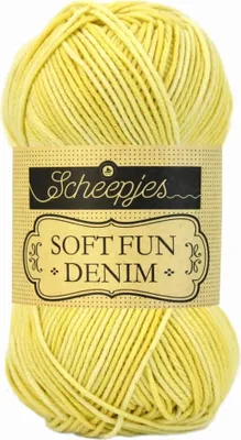 Produktbild von Scheepjes Softfun Denim 50g Gelb 518