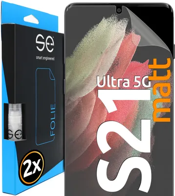 Produktbild von Smart Engineered SE0-F0102-0150-21-M, Samsung, Galaxy S21 Ultra, Kratzresistent, Transparent, 2 Stück(e)
