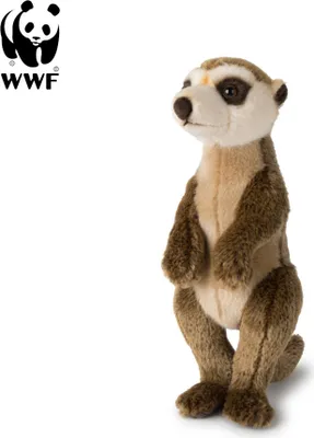 Produktbild von WWF Plüschtier Erdmännchen (30cm) lebensecht Kuscheltier Stofftier Plüschfigur