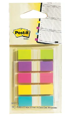Obrázek produktu pro Post-It 6835CB, Prázdné indexové štítky, Vícebarevný, 12 mm, 43 mm, 1 kusů
