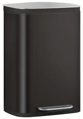 Imagen del producto de Cubo de basura - Contenedor de residuos - Cubo de basura con pedal - Cubo de basura de 50 litros - Tapa con sistema de cierre suave