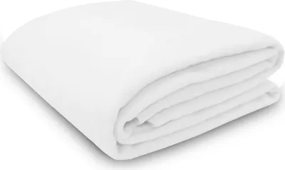 Produktbild von Kuscheldecke mit Einfassband, 150x200 cm, weiß